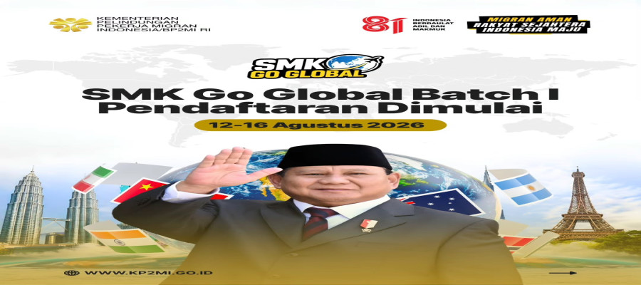 Program Pemerintah SMK Go Global Batch 1 pendaftaran Sudah dmulai