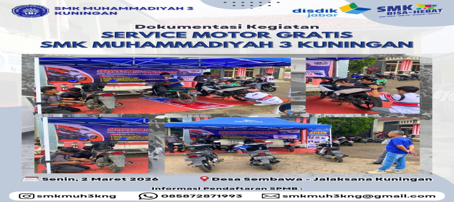 Kunjungan Service Ringan Gratis Sepeda Motor
