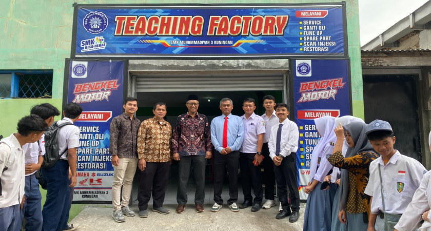 Peresmian TEFA Bengkel sepeda Motor